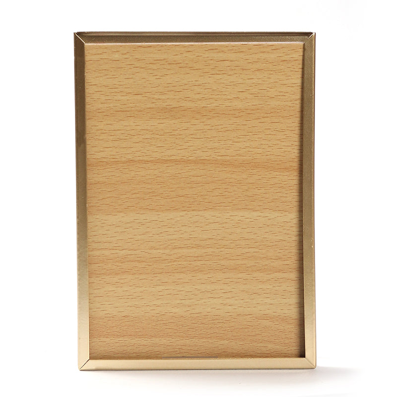 15 CM X 20 CM Modern Simple Metal Photo Frame with Letter Text Love and Transparent Face Picture Frames for Living Room Bedroom Tabletop Gold - Medaid International