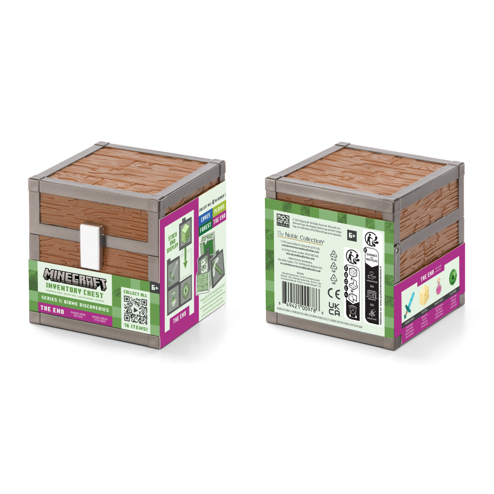 Loot Chest - Plains- Minecraft By Noble Collection - Medaid International