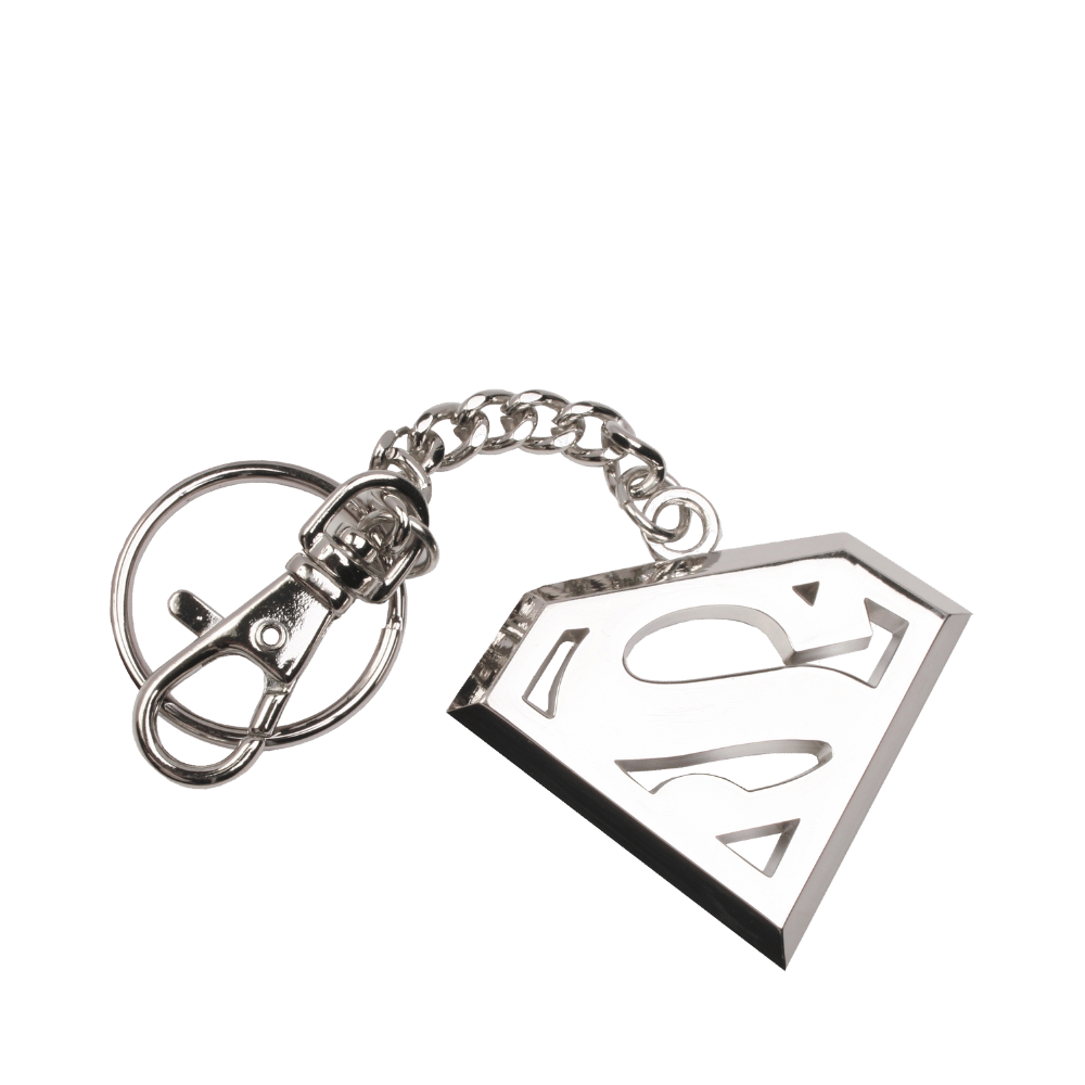 Superman Stainless Steel Logo Keychain By Noble Collection - Medaid International