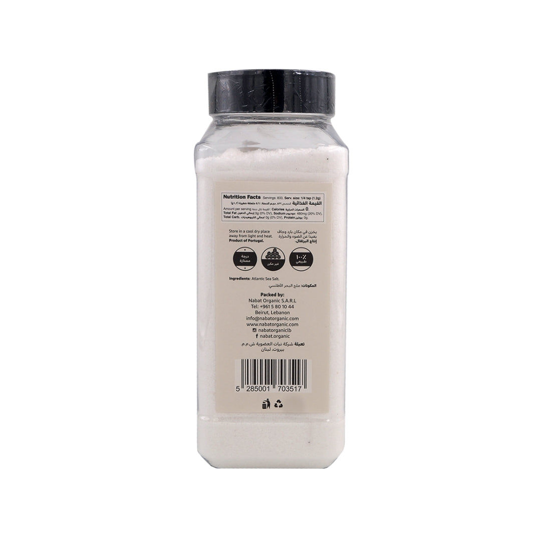 Natural Atlantic Sea Salt Bottle - Medaid International