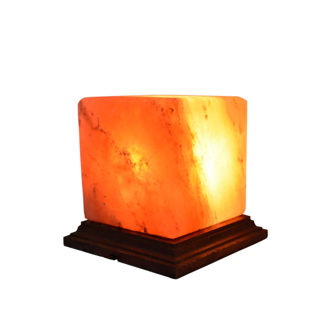 Natural Himalayan Salt Lamp Cube - Medaid International