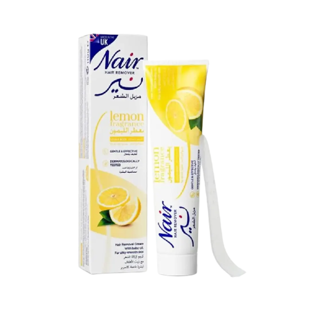 Nair Hair Removal Cream With Baby Oil & Lemon Fragrance - 110ml - Medaid