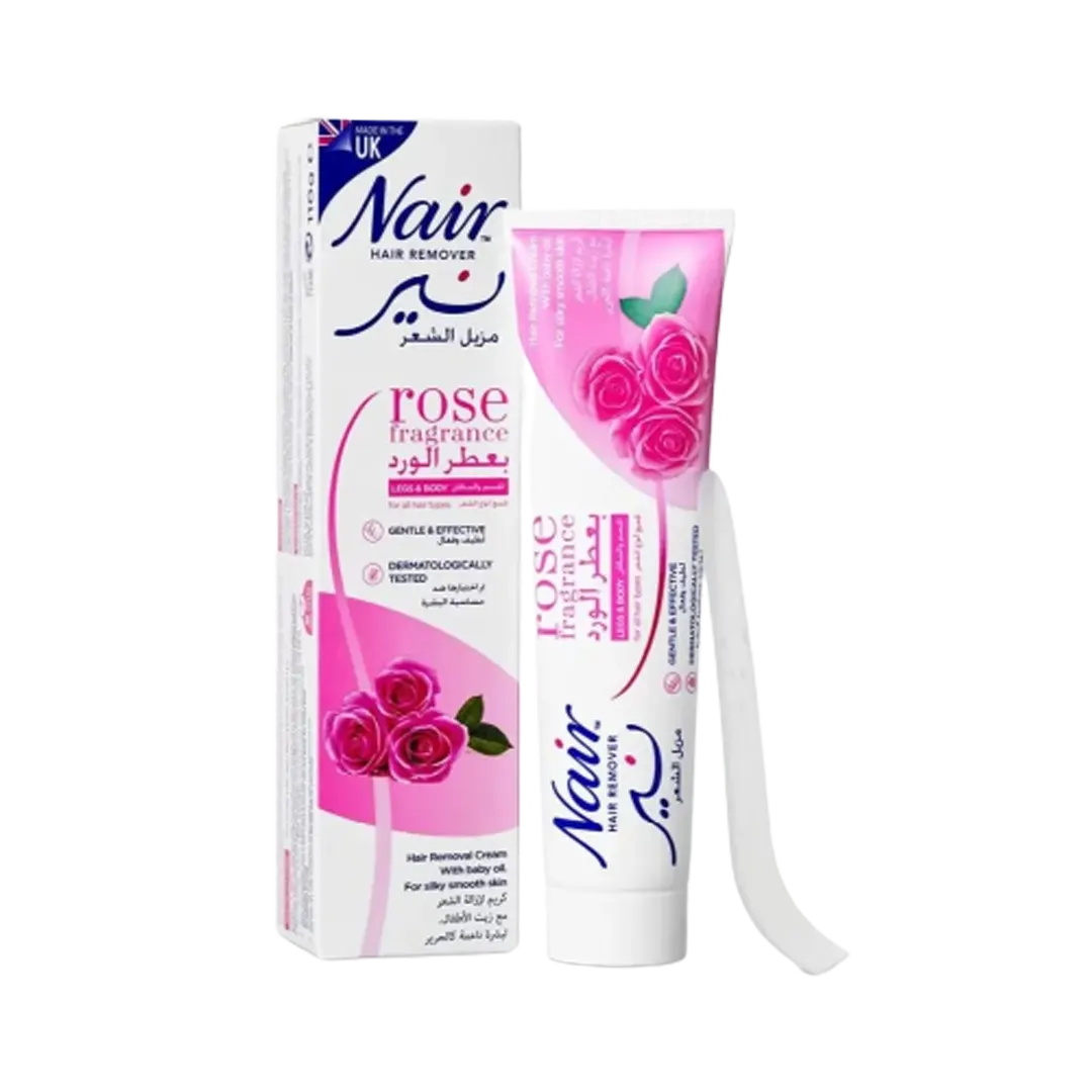 Nair Hair Removal Cream With Baby Oil & Rose Fragrance - 110ml - Medaid International