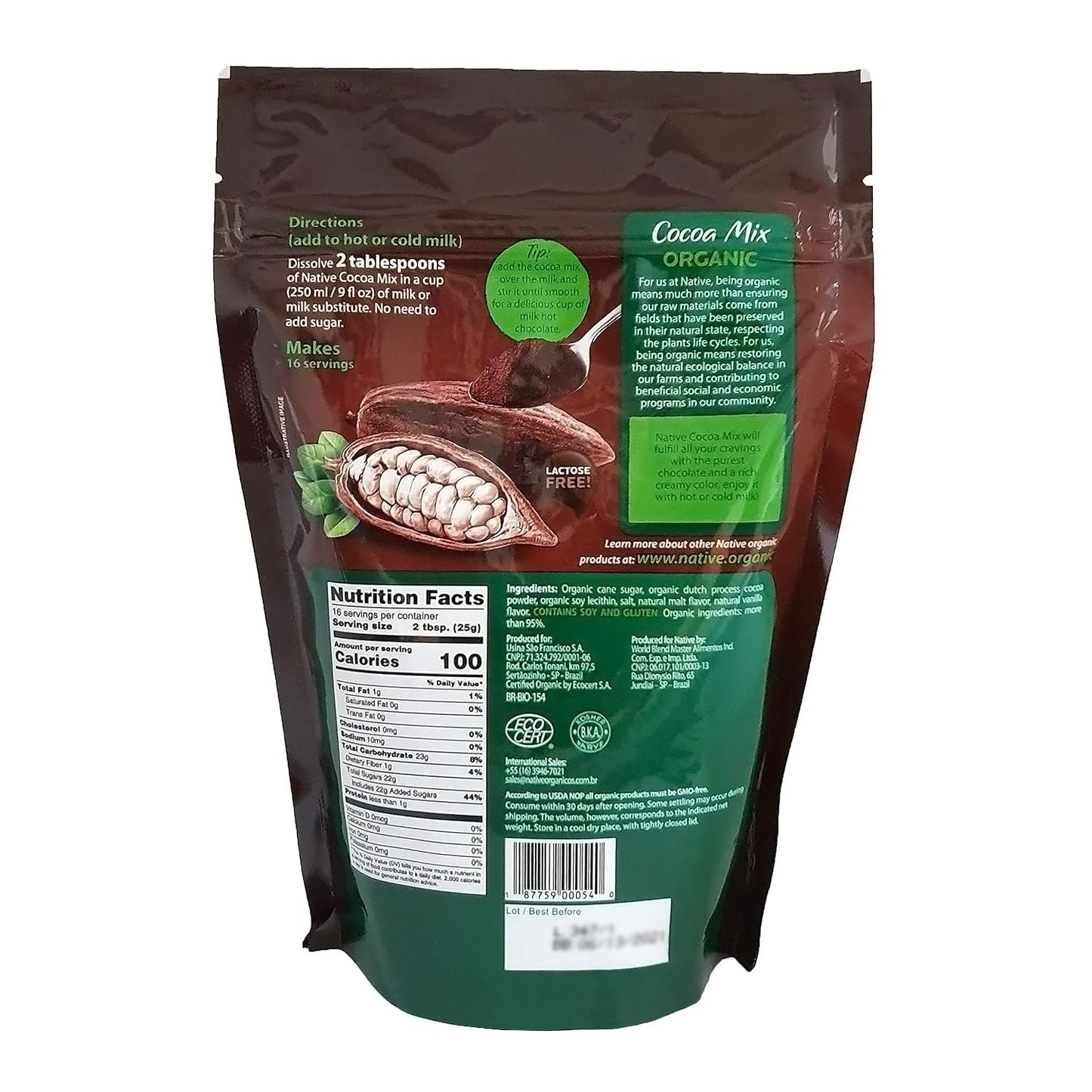 Organic Instant Cocoa Mix - Medaid International