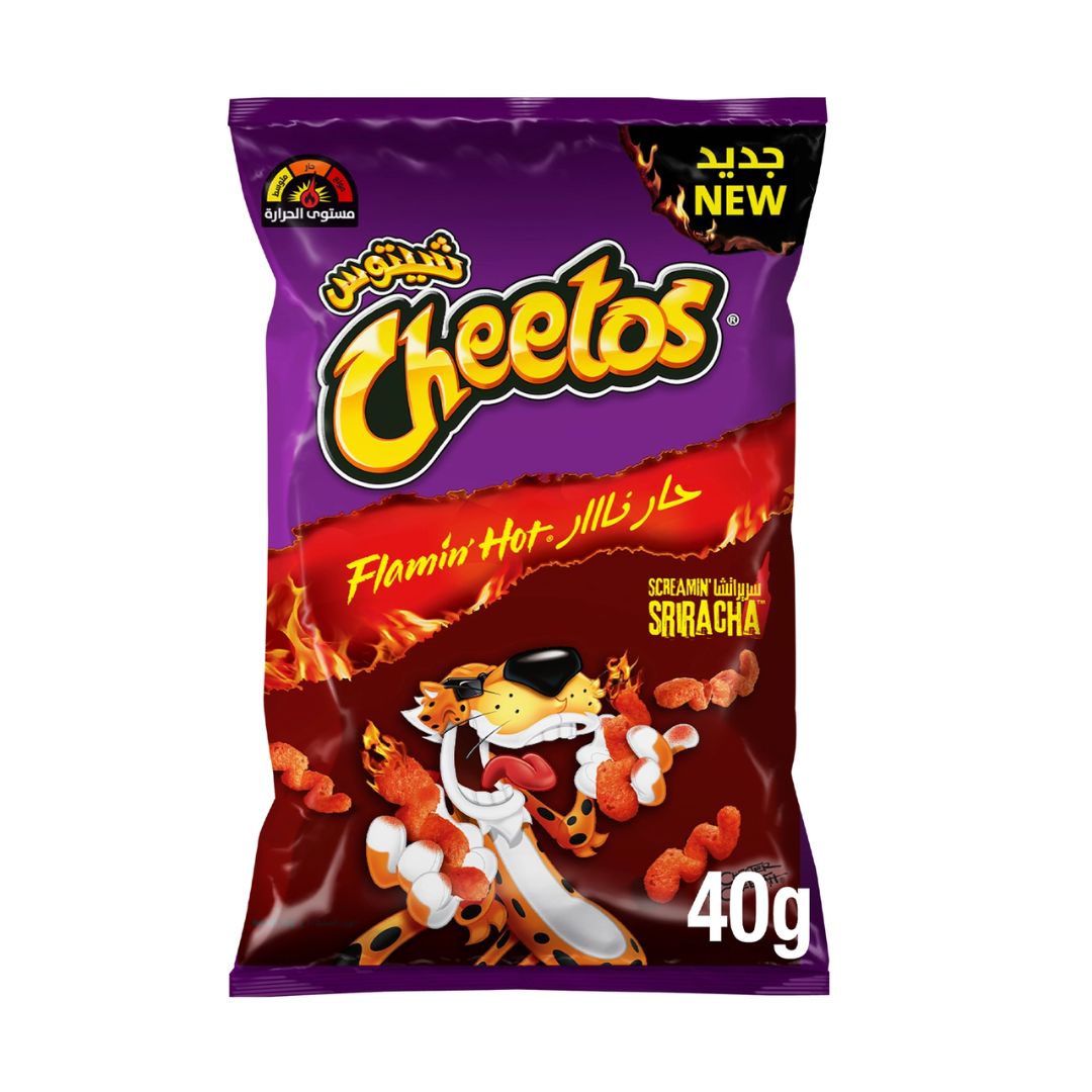 Cheetos flamin hot sriracha (KSA) 40g - Medaid International