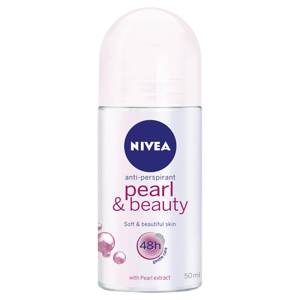 Nivea Roll On women pearl beauty 50ml - Medaid - Lebanon