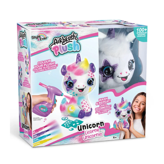 Airbrush Plush - Unicorn Toys By Canal Toys - Medaid International