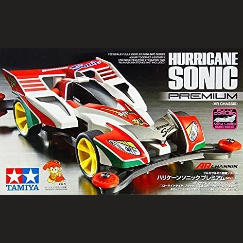 1/32 Fully Cowled Mini 4WD #41 Hurricane Sonic Premium (AR Chassis) 19441 By Tamiya - Medaid International