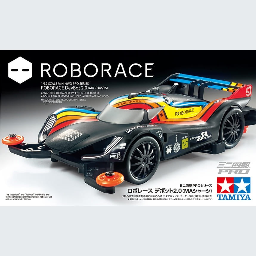 1/32 Mini 4WD PRO #56 Roborace DevBot 2.0 (MA Chassis) By Tamiya - Medaid International