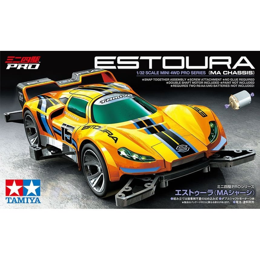 1/32 Mini 4WD PRO #59 Estoura (MA Chassis) By Tamiya - Medaid International