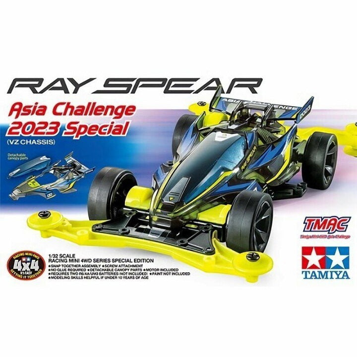 1/32 Racing Mini 4WD Ray Spear Asia Challenge 2023 Special (VZ Chassis) By Tamiya - Medaid International