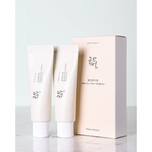 Double-Pack Beauty of Joseon Relief Sun Rice + Probiotics (50ml x 2) Organic sunscreen - Medaid International