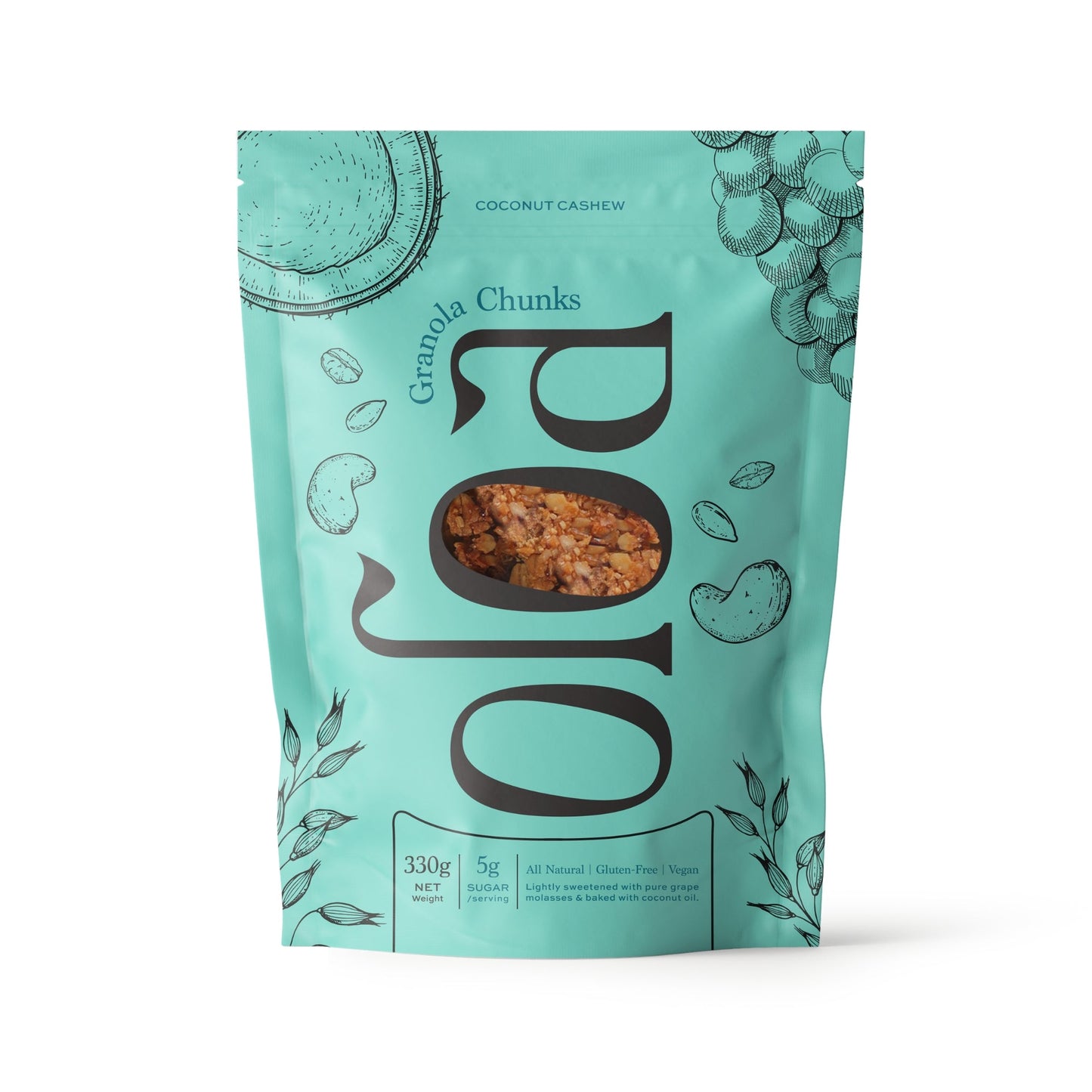 Coconut Cashew Granola Chunks - Medaid International