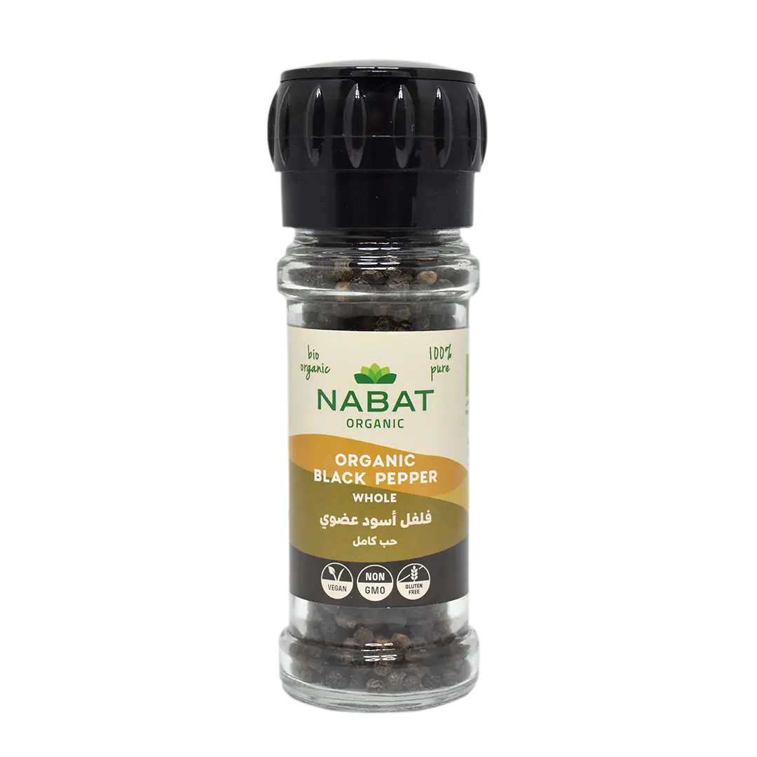Organic Black Pepper Whole - Grinder - Medaid International