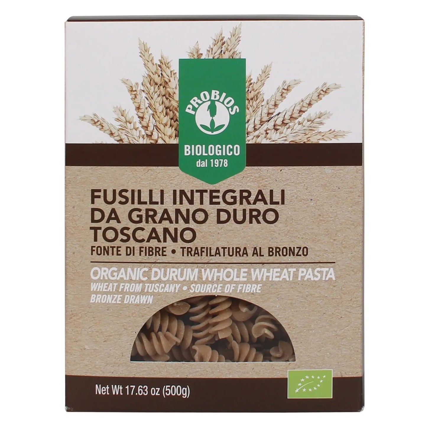 Organic Whole Wheat Spirals - Medaid International