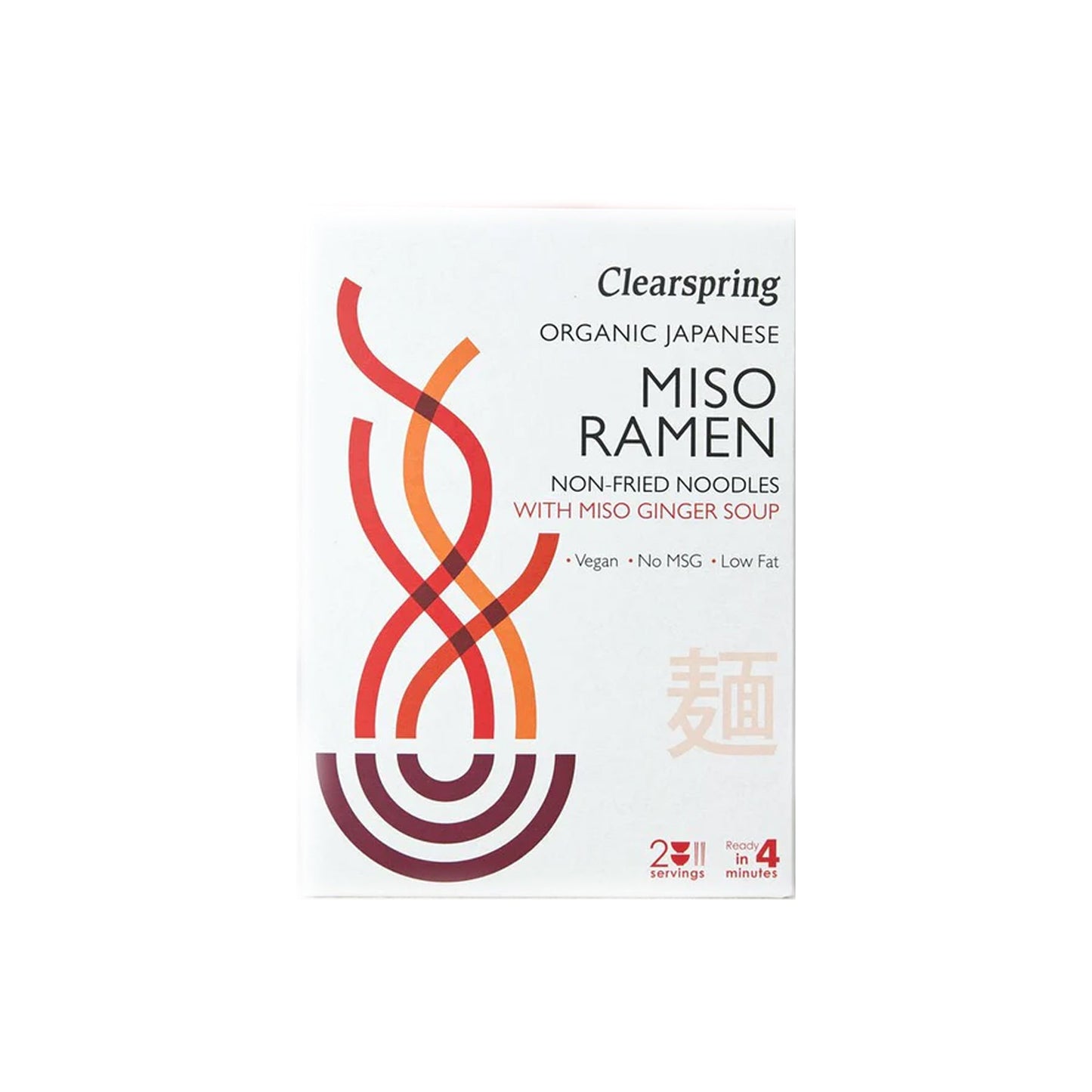 CLEARSPRING ORGANIC JAPANESE MISO RAMEN NOODLES WITH MISO GINGER SOUP - Medaid International