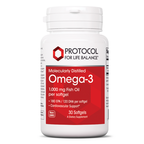 Protocol, Omega-3, Fish Oil, 30 Softgels - Medaid International