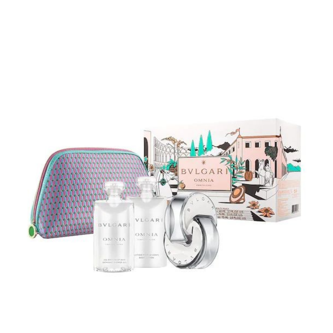 Bvlgari Omnia Crystalline Set For Women - 3 Pieces - Medaid