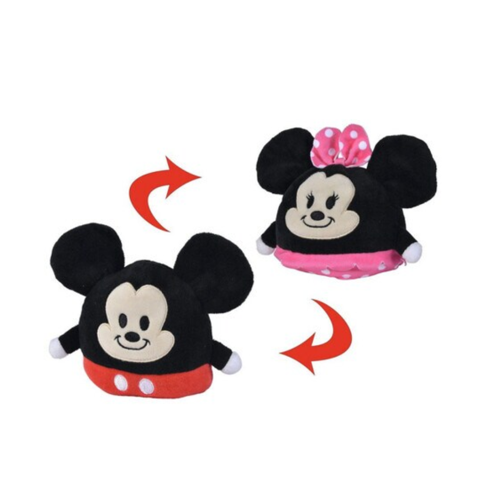 Disney Mickey & Minnie Reversible 4.5" Plush - Medaid International