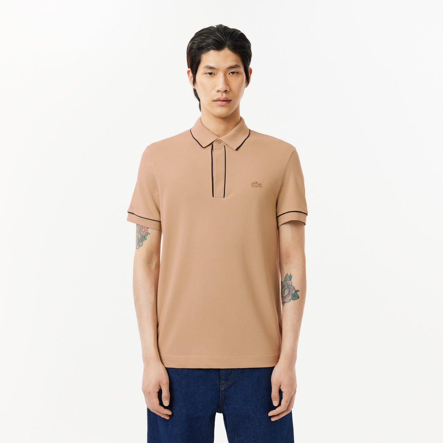 buy-regular-fit-paris-stretch-pique-polo-shirt-ph8184-02s-lebanon - Medaid