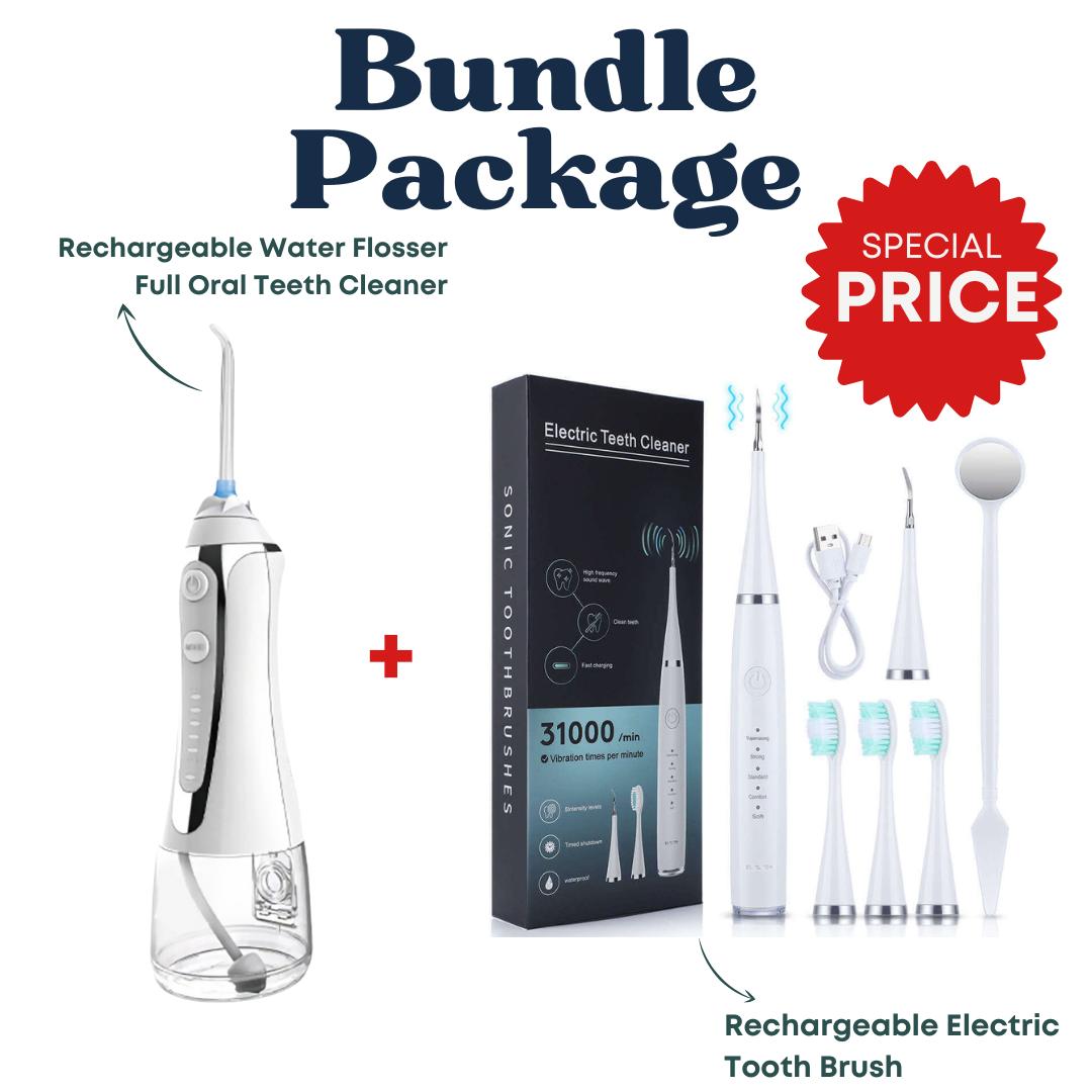 UrbnCare® Rechargeable Water Flosser + Toothbrush Bundle - Medaid International
