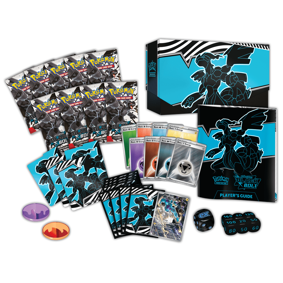 Pokemon TCG : Scarlet & Violet 10.5 Black Bolt Elite Trainer Box - Medaid International
