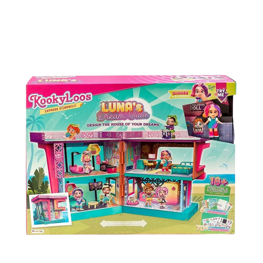 KOOKYLOOS S - Luna´s Dream Villa Play Set - Medaid International