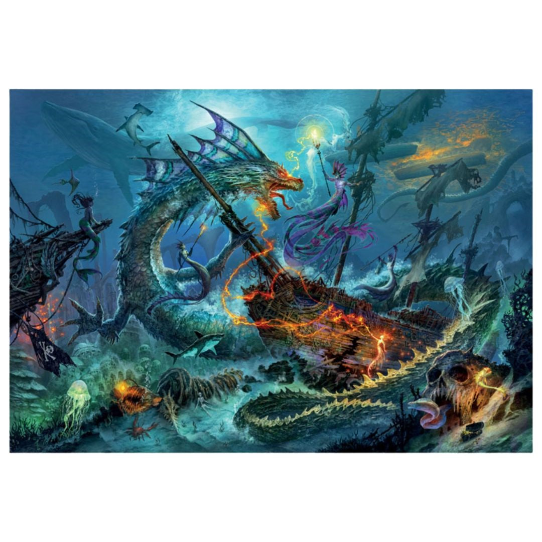 Clementoni The Underwater Battle Jigsaw Puzzle - Medaid International