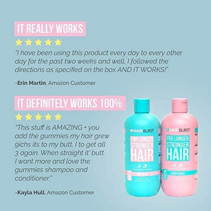 Hairburst Shampoo & Conditioner For Longer Stronger Hair - Medaid