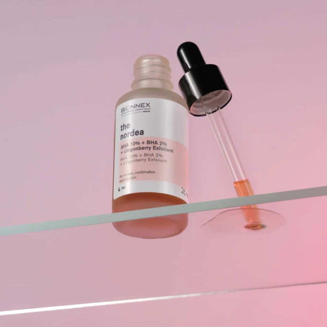 Bionnex Nordea Aha 10% + Bha 2% Exfoliate + Lingonberry Serum 30ml - Medaid International
