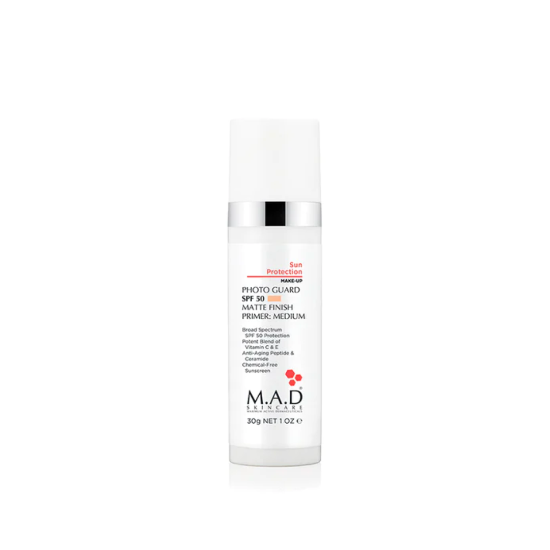 M.A.D Photo Guard SPF 50 Primer - Medium 30ml - Medaid