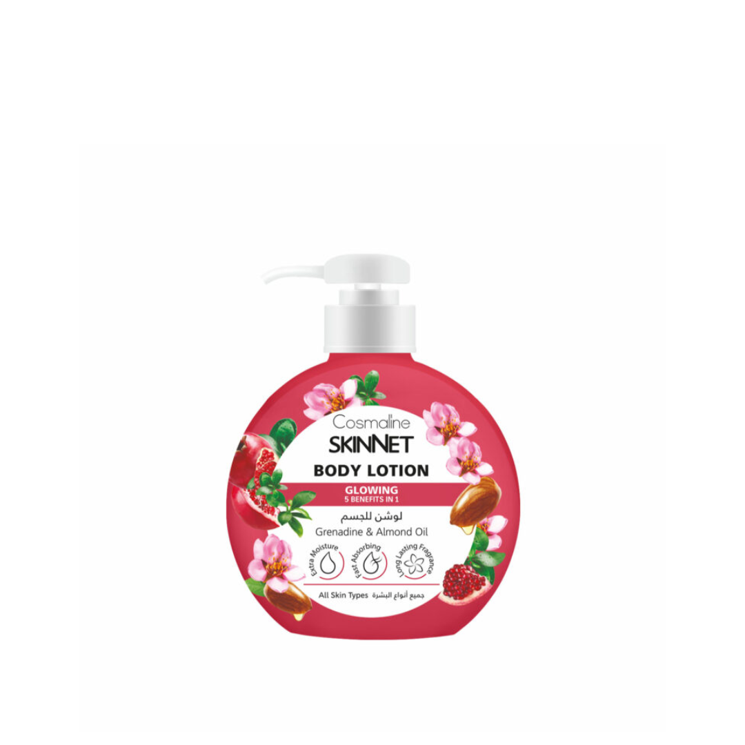 Cosmaline Skinnet Body Lotion Glowing 400ml - Medaid