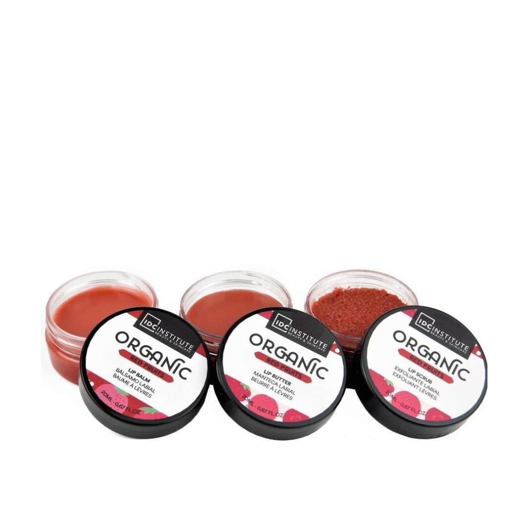 IDC Institute Organic Red Fruit Lip Trio Set 3pcs - Medaid International