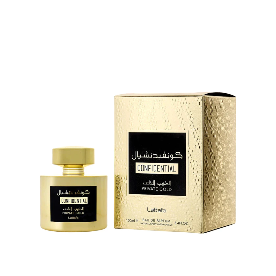 Lattafa Confidential Gold Perfume 100ml - Medaid International