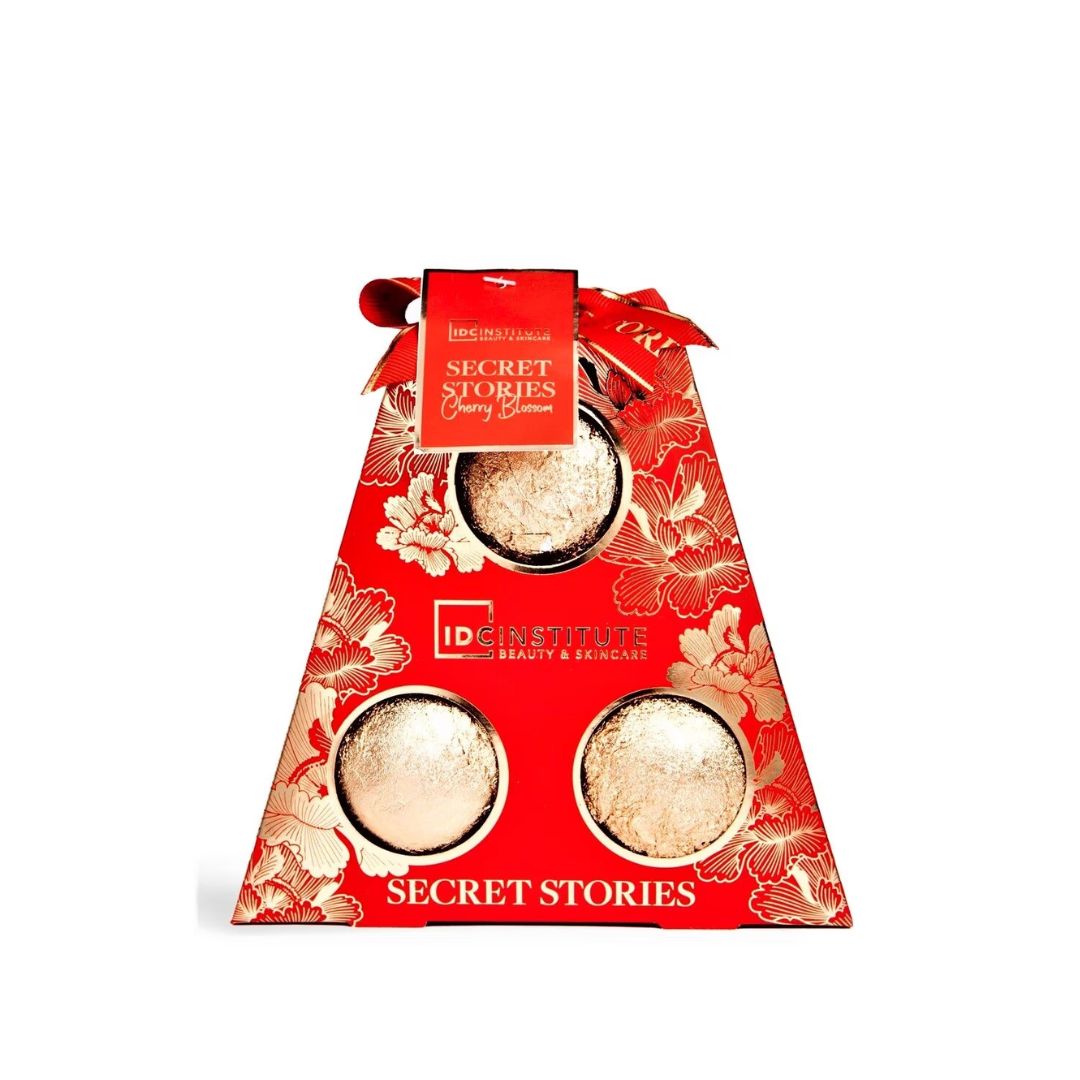 IDC Institute Secret Stories Red Bath Bombs 3x100gr - Medaid International