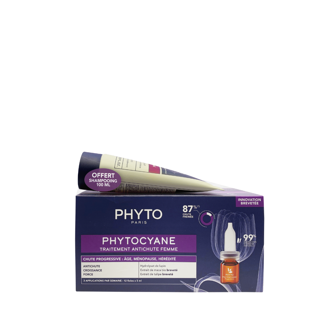 Phyto Cynae Progressive Hair Loss Set + Shampoo Women 100ml For Free - Medaid International