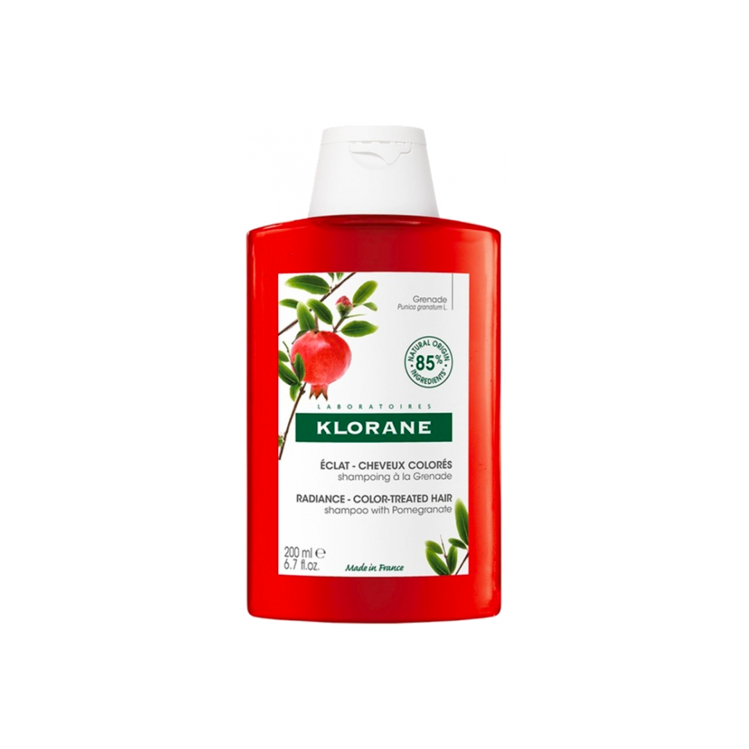 Klorane Shampoo With Pomegranate Color-Treated Hair 200ml - Medaid