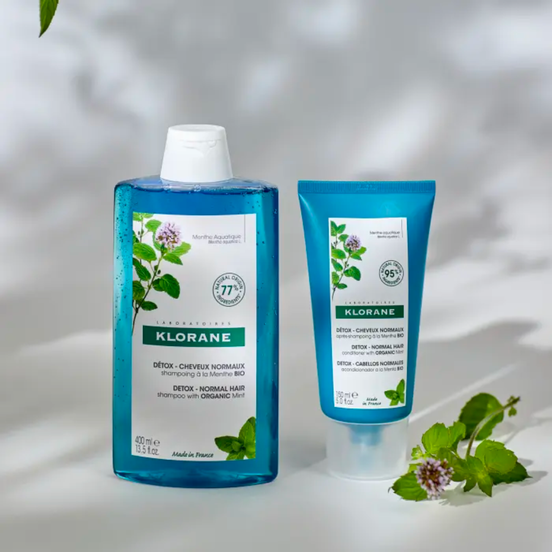 Klorane Shampoo With Organic Mint Detox For Dry Scalp 200ml - Medaid