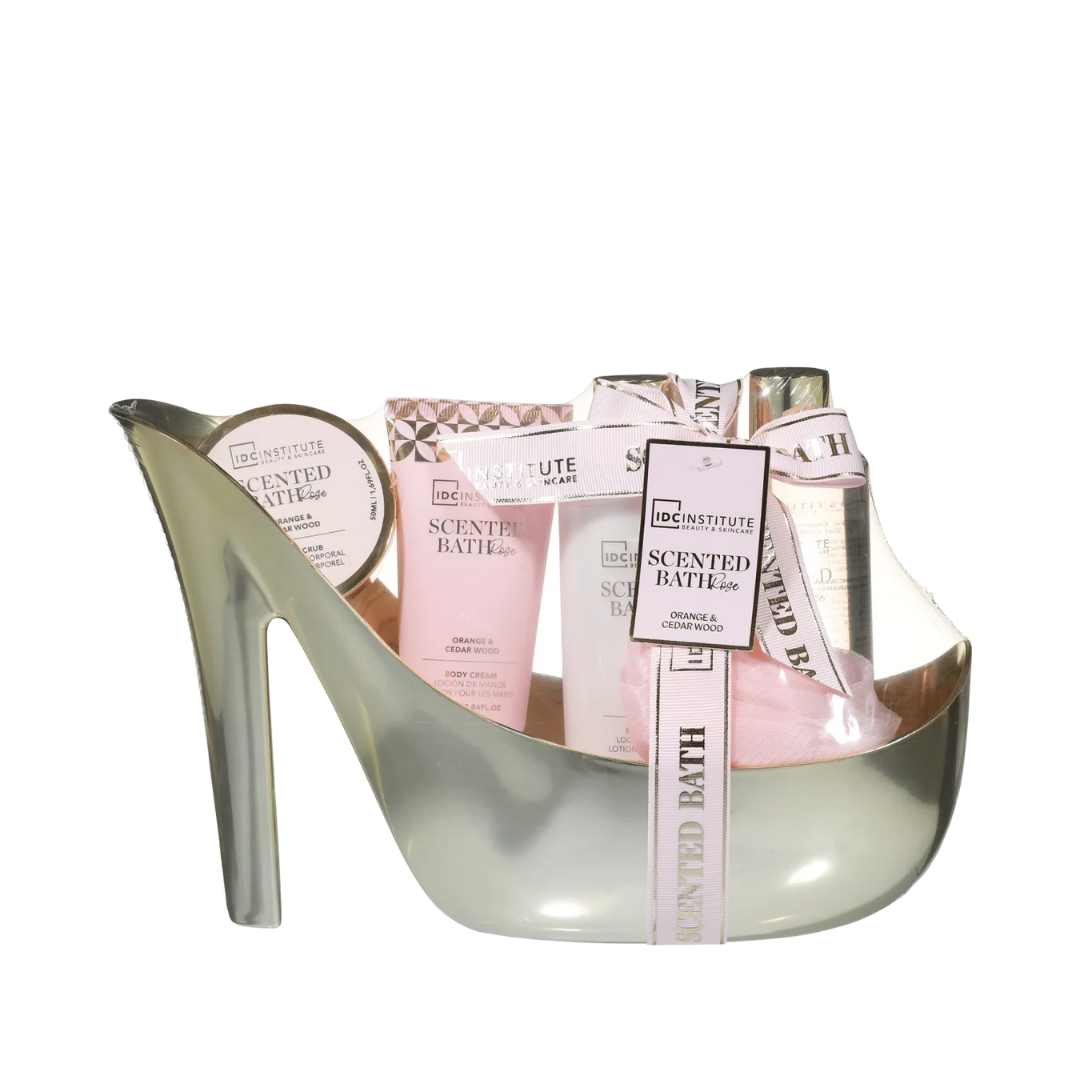 IDC Institute Gift Set For Body Care Scented Bath Rose 5pcs - Medaid International