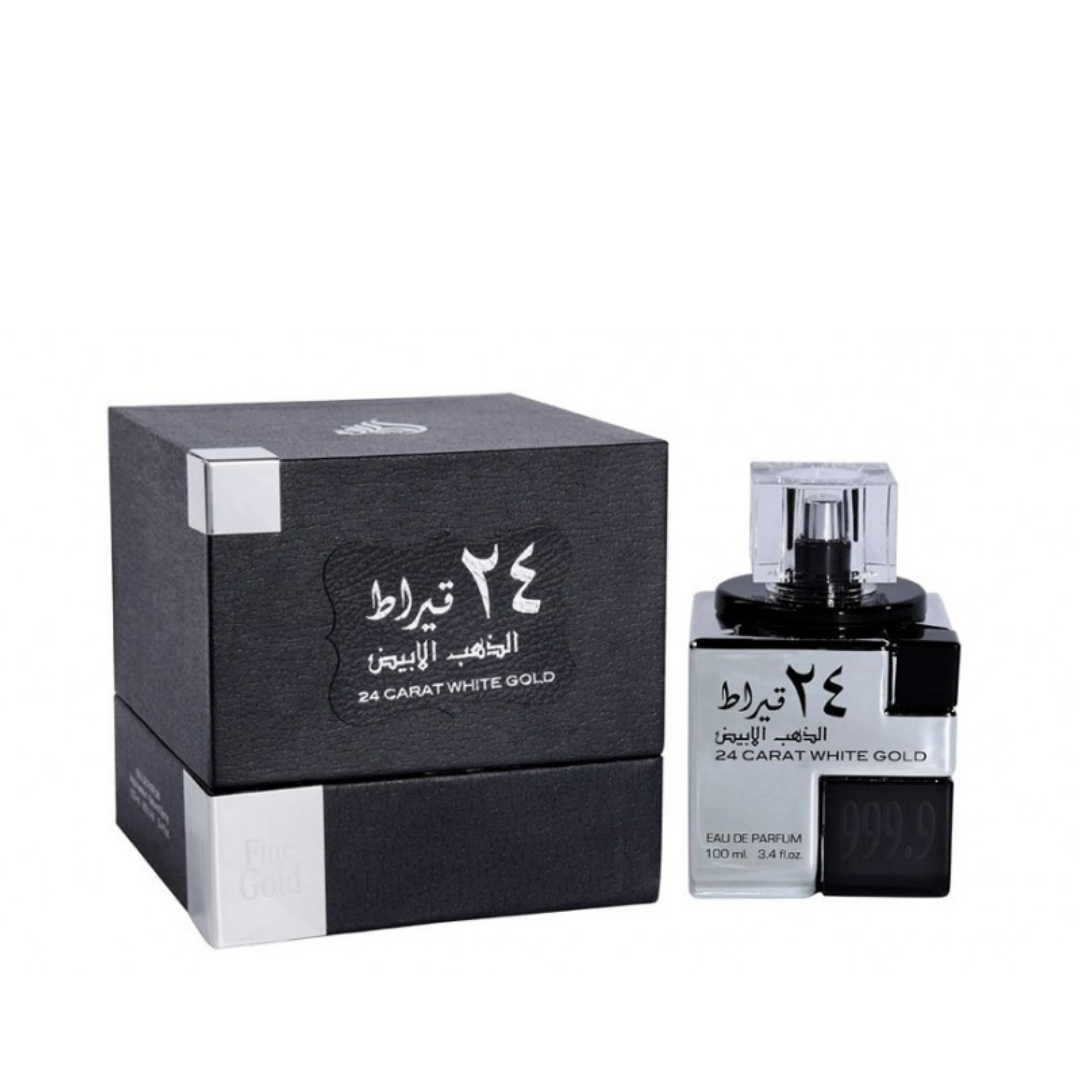 Lattafa 24 Crat White Unisex Perfume 100ml - Medaid