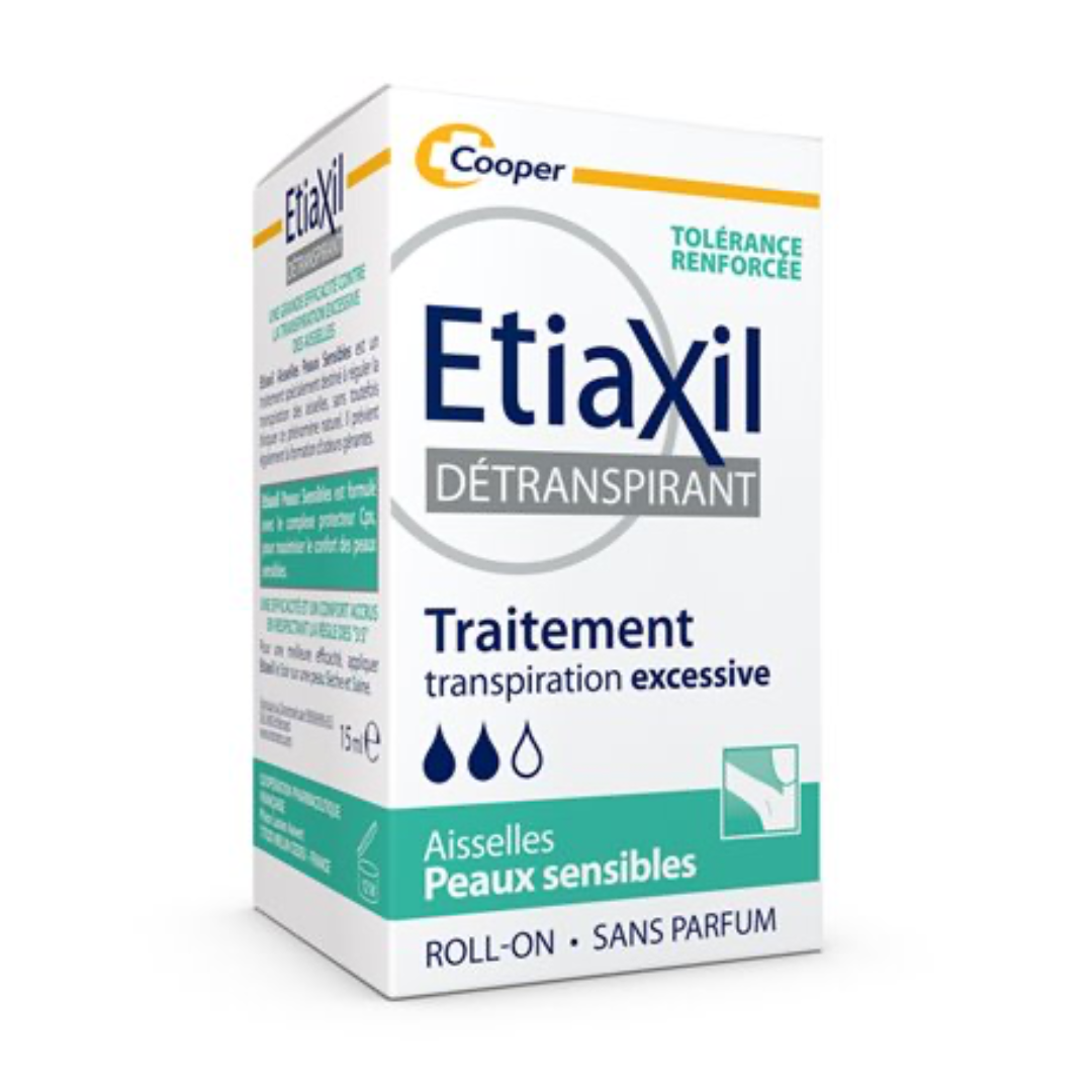 Etiaxil Antiperspirant Sensitive Skin Armpits Roll-On - Medaid International