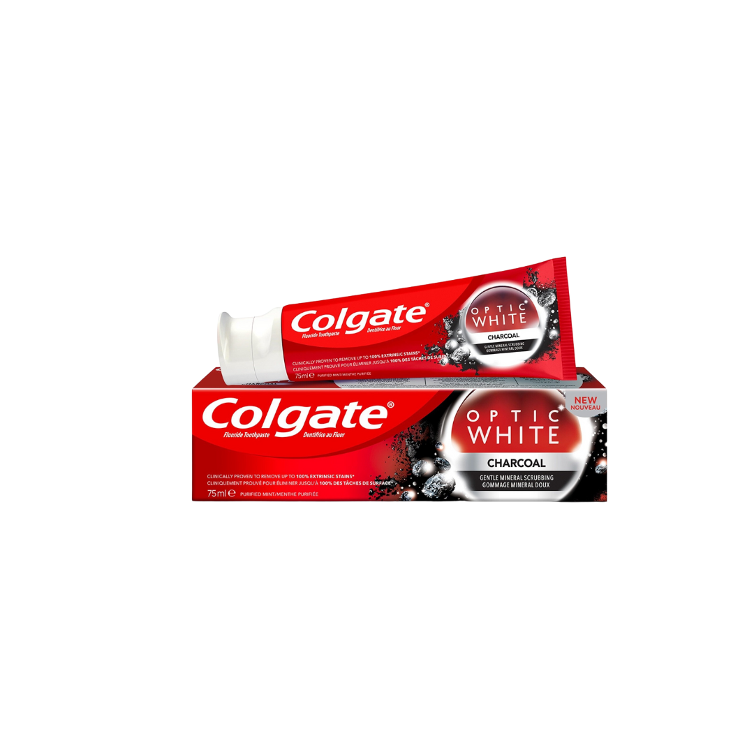 Colgate Optic White Charcoal Whitening Toothpaste - Medaid