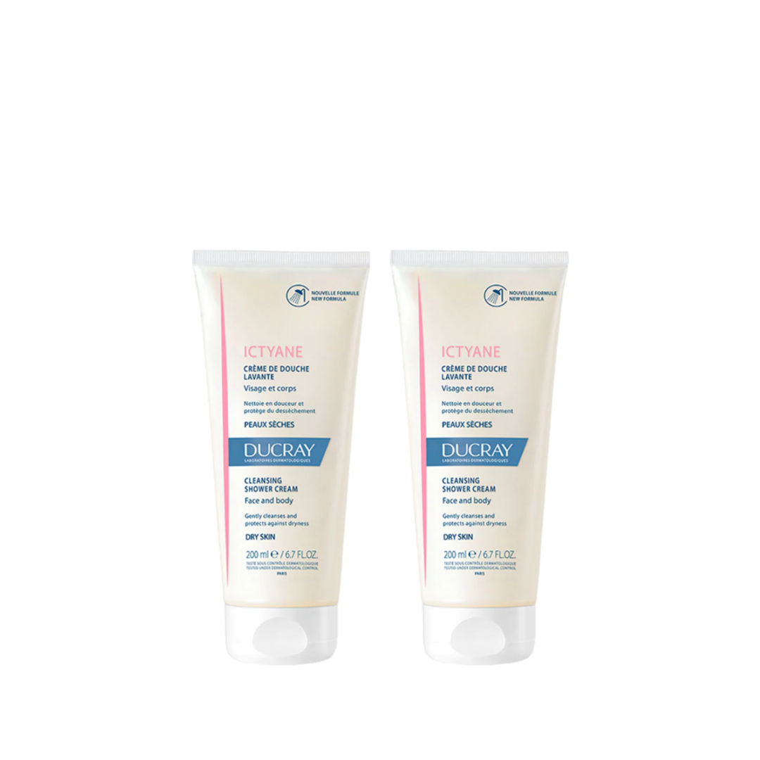 Ducray Ictyane Cleansing Cream 200ml (1+1) Bundle - Medaid International