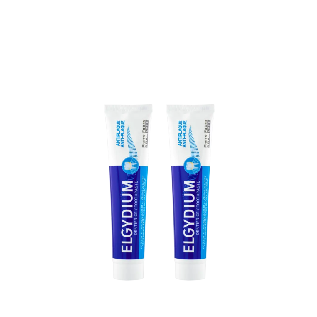 Elgydium Antiplaque Toothpaste 100ml (1+1) Bundle - Medaid