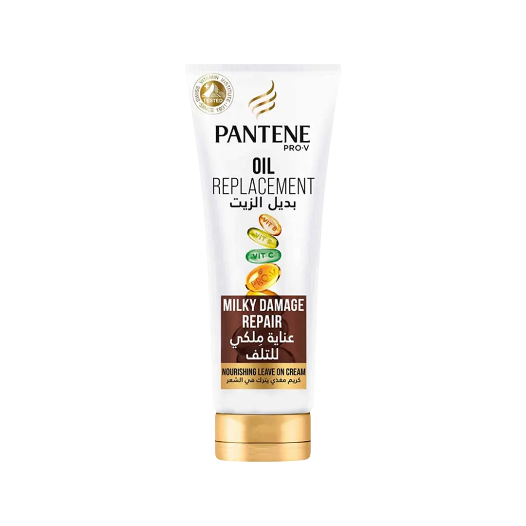 Pantene Pro-V Milky Damage Repair Oil Replacement Nourishing Leave On Cream - 275ml - Medaid International