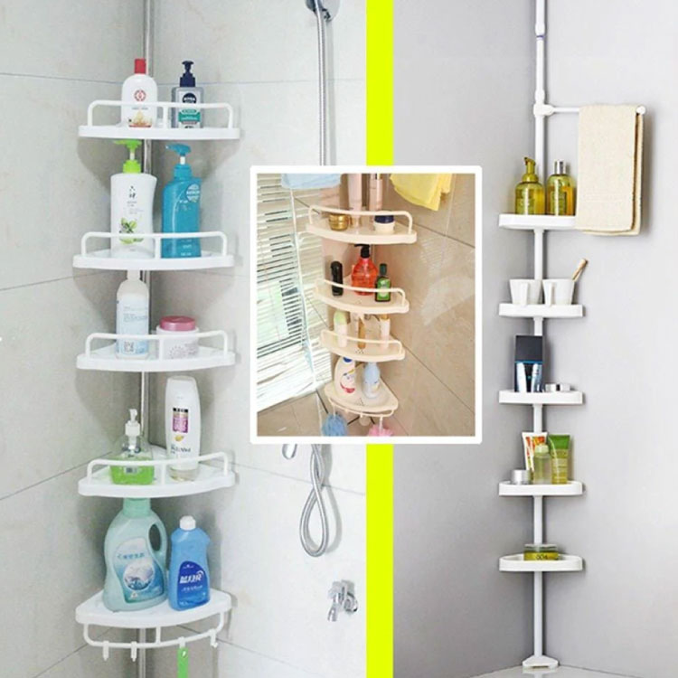 4-Layer Corner Shelf رفوف الحمام - Medaid
