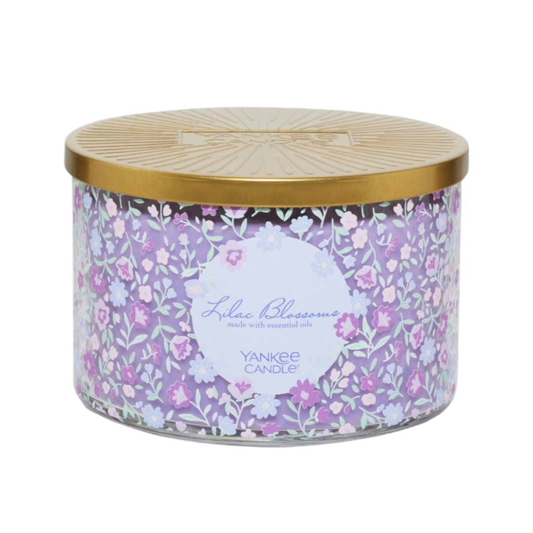 Yankee Lilac Blossom Yankee Candle 18oz - Made With Essential Oils - Medaid International
