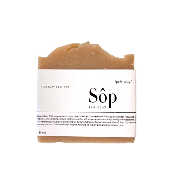 Pink clay bar soap - Medaid