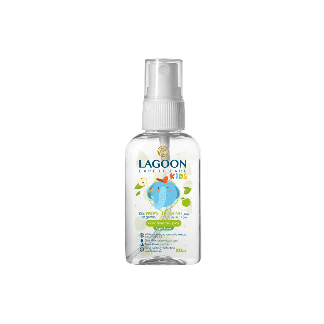 Lagoon Kids Hand Sanitizer Spray Apple 80ml - Medaid