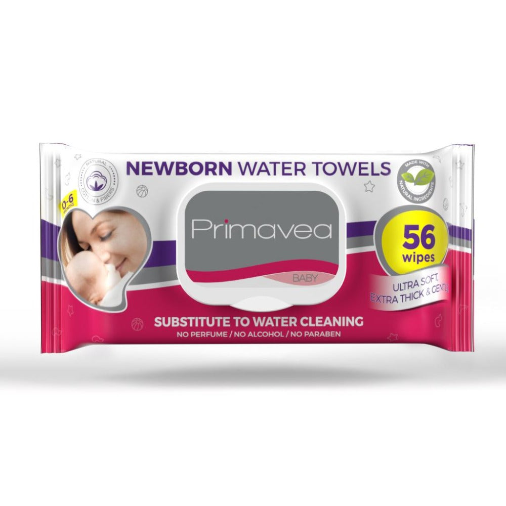 Primavea Natural Newborn Water Wipes * 56 - Medaid International
